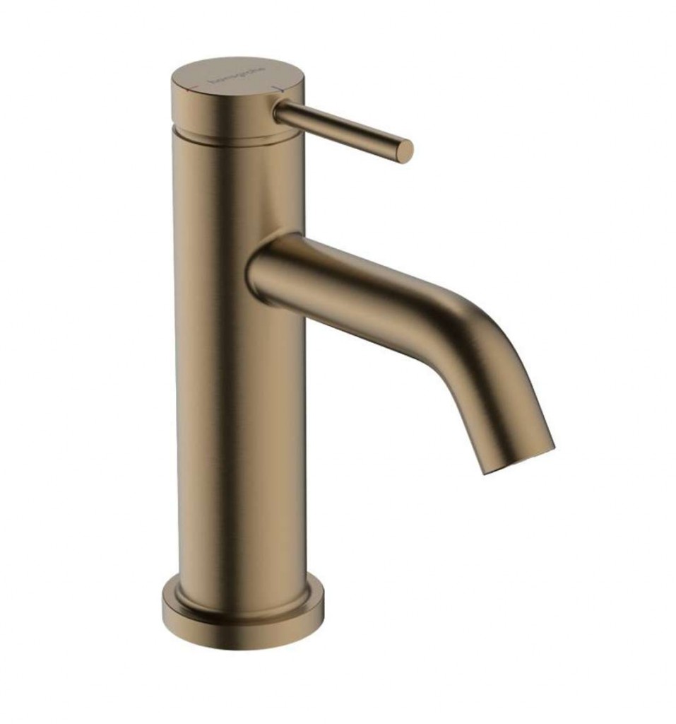 HANSGROHE Tecturis S Umyvadlová baterie s výpustí, CoolStart, EcoSmart, kartáčovaný bronz 73305140