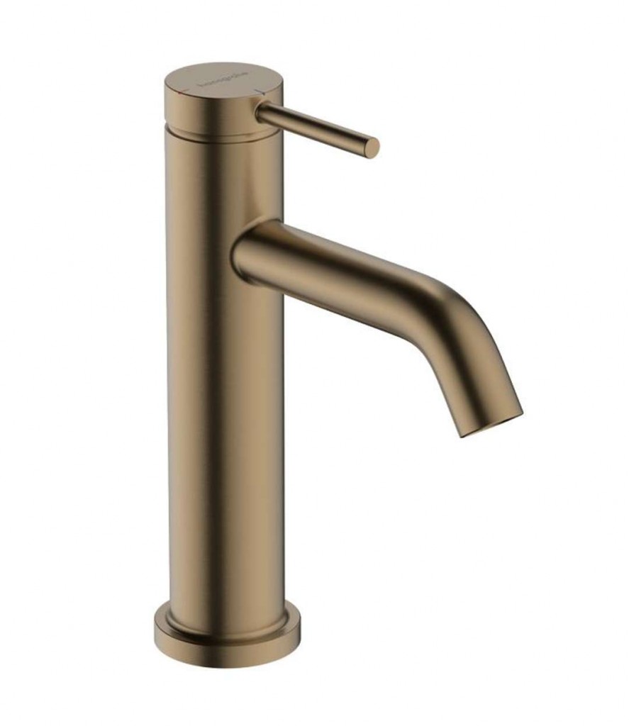 HANSGROHE Tecturis S Umyvadlová baterie s výpustí, CoolStart, EcoSmart, kartáčovaný bronz 73318140