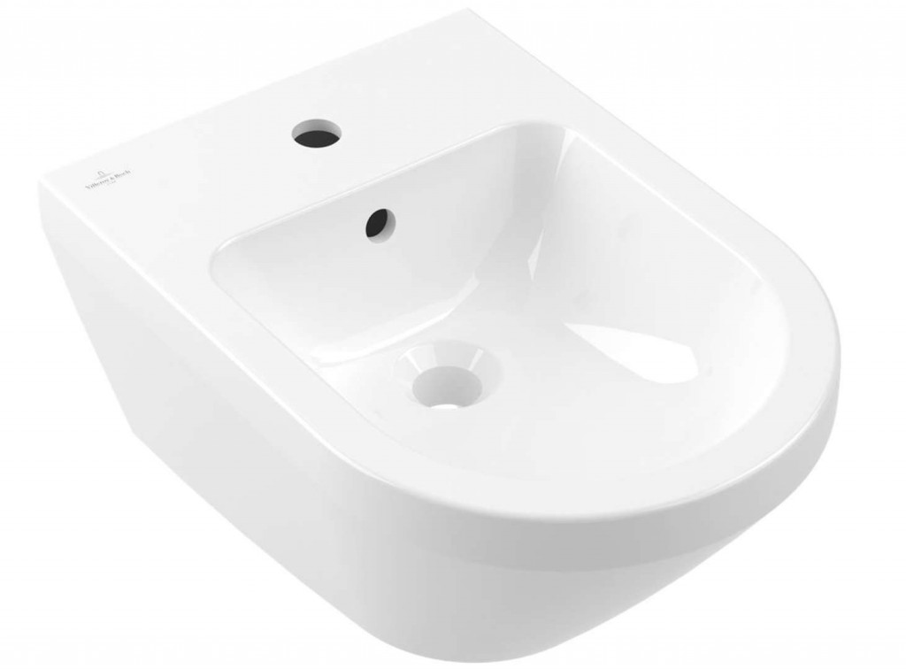 VILLEROY & BOCH Architectura Závěsný bidet, otvor pro baterii, alpská bílá 74870001