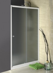 AQUALINE - AMADEO posuvné sprchové dveře 1000 sklo Brick (BTS100)