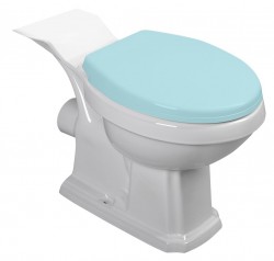 AQUALINE - ANTIK WC kombi mísa, 35x72 cm, zadní/spodní odpad, bílá (AK107-432)