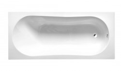 AQUALINE - JIZERA vana 140x70x39cm, bez nožiček, bílá (G1470)
