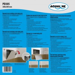 AQUALINE - Magnetická dvířka pod obklady 300x300 (PD305)