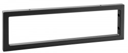 AQUALINE - Podpěrná konzole 440x150x20, lakovaná ocel, černá mat, 1 ks (VG4415)