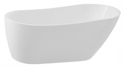 AQUALINE - TISA volně stojící vana, 170x80cm, bílá (E1780)