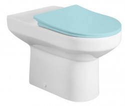 AQUALINE - VERMET WC kombi mísa, 62,5x37 cm, zadní/spodní odpad, bílá (VR038-432)