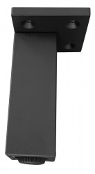 AQUALINE - Výškově stavitelná nožička výška 100-110, černá mat (0776R-B)
