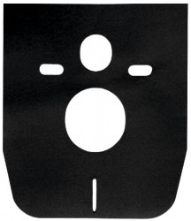 AQUALINE - Zvukoizolační podložka pro závěsné WC, černá (7440B)