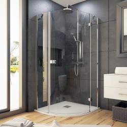 Aquatek - Sprchový kout čtvrtkruhový SMART S5 90x90  , varianta levá (SMART S5-13)