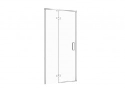CERSANIT - Sprchové dveře LARGA chrom 100X195, levé, čiré sklo (S932-121)
