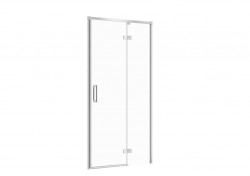 CERSANIT - Sprchové dveře LARGA chrom 100X195, pravé, čiré sklo (S932-117)