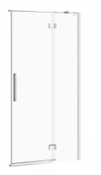 CERSANIT - Sprchové dveře s panty CREA 100x200, pravé, čiré sklo (S159-002)