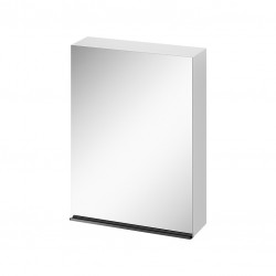CERSANIT - Zrcadlová skříňka VIRGO 60 bílá s černými úchyty (S522-014)