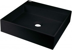 DEANTE - Correo nero Granit umyvadlo na desku - 400x400 mm (CQR_NU4S)