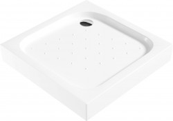 DEANTE - Funkia bílá - Akrylátová sprchová vanička, čtvercová, 80x80 cm (KTC_042B)