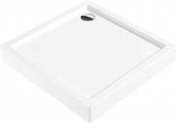 DEANTE - Jasmin plus bílá - Akrylátová sprchová vanička, čtvercová, 80 cm (KTJ_042B)