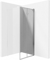 DEANTE - Kerria plus chrom - Sprchové dveře bez stěnového profilu, systém Kerria Plus, 100 cm - skládací (KTSX043P)