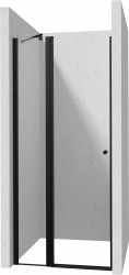 DEANTE - Kerria Plus nero sprchové dveře bez stěnového profilu, 100 cm - výklopné (KTSUN43P)