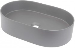 DEANTE - Silia metallic grey Granit umyvadlo, oval (CQS_SU6S)