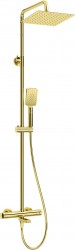 DEANTE - Therm zlato - Sprchový sloup, s vanovou baterií, termostat (NAC_Z1HT)