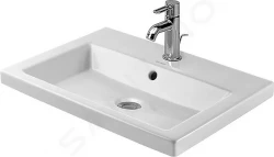 DURAVIT - 2nd floor Umyvadlo 600x430 mm, s přepadem, s otvorem pro baterii, bílá (0347600000)