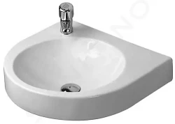 DURAVIT - Architec Umyvadlo 575x520 mm, bez přepadu, 1 otvor vlevo, bílá (0449580009)