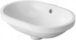 DURAVIT - Bathroom_Foster Umyvadlo zápustné 430x280 mm, s WonderGliss, alpská bílá (03364300001)