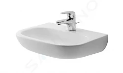 DURAVIT - D-Code Umývátko 450x360 mm, s 1 otvorem pro baterii, alpská bílá (07074500002)