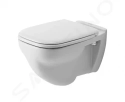 DURAVIT - D-Code Závěsné WC, ploché splachování, s HygieneGlaze, alpská bílá (22100920002)