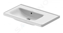 DURAVIT - D-Neo Nábytkové umyvadlo 80x48 cm, bez otvoru pro baterii, bílá (2369800060)