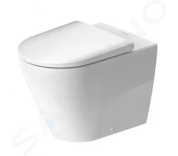 DURAVIT - D-Neo Stojící WC, zadní odpad, Rimless, bílá (2003090000)