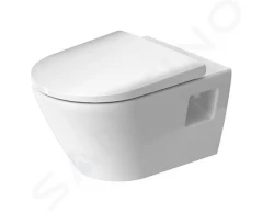 DURAVIT - D-Neo Závěsné WC, Rimless, bílá (2578090000)