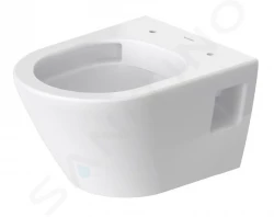 DURAVIT - D-Neo Závěsné WC se sedátkem SoftClose, Rimless, bílá (45870900A1)