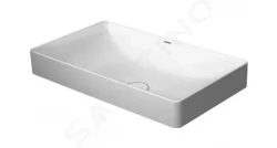 DURAVIT - DuraSquare Umyvadlová mísa 600x335 mm, DuraCeram, s WonderGliss, alpská bílá (23556000001)