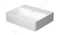 DURAVIT - DuraSquare Umývátko 450x350 mm, bez přepadu, bez otvoru pro baterii, DuraCeram, WonderGliss, bílá (07324500701)