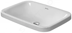 DURAVIT - DuraStyle Umyvadlo 600x430 mm, s WonderGliss, alpská bílá (03726000001)