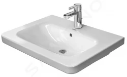 DURAVIT - DuraStyle Umyvadlo 650x480 mm, s přepadem, s otvorem pro baterii, bílá (2320650000)