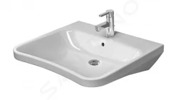 DURAVIT - DuraStyle Umyvadlo 650x570 mm, s 1 otvorem pro baterii, s WonderGliss, alpská bílá (23296500001)