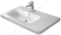 DURAVIT - DuraStyle Umyvadlo 800x480 mm, s přepadem, s otvorem pro baterii, bílá (2325800000)