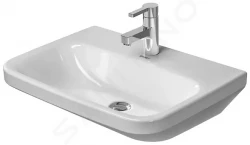 DURAVIT - DuraStyle Umyvadlo Med, 600x440 mm, bez otvoru pro baterii, s WonderGliss, bílá (23246000701)