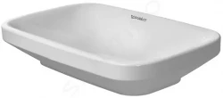 DURAVIT - DuraStyle Umyvadlo na desku, 600x380 mm, bez přepadu, WonderGliss, bílá (03496000001)