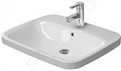 DURAVIT - DuraStyle Umyvadlo nábytkové 615x495 mm, s 1 otvorem pro baterii, s WonderGliss, bílá (03746200001)