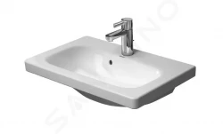 DURAVIT - DuraStyle Umyvadlo nábytkové Compact, 635x400 mm, s 1 otvorem pro baterii, alpská bílá (2337630000)