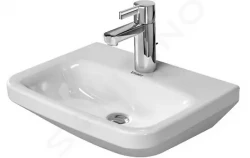 DURAVIT - DuraStyle Umývátko 450x335 mm, s 1 otvorem pro baterii, s WonderGliss, bílá (07084500001)