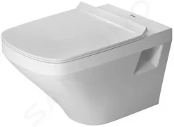 DURAVIT - DuraStyle Závěsné WC, Rimless, s WonderGliss, bílá (25380900001)