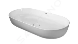 DURAVIT - Luv Umyvadlo na desku, 800x400 mm, bez přepadu, bílá (0379800000)