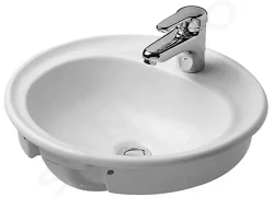 DURAVIT - Manua Umyvadlo s přepadem, průměr 480 mm, bílá (5220480000)