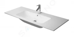 DURAVIT - ME by Starck Umyvadlo nábytkové 1230x490 mm, bez otvoru pro baterii, alpská bílá (2336120060)