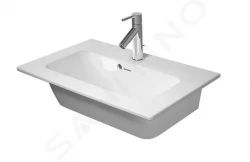 DURAVIT - ME by Starck Umyvadlo nábytkové Compact, 630x400 mm, bez otvoru pro baterii, alpská bílá (2342630060)