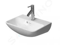 DURAVIT - ME by Starck Umývátko 450x320 mm, 1 otvor pro baterii, matná bílá (0719453200)